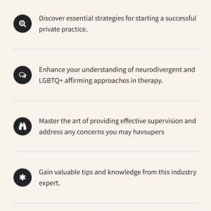 1:1 Coaching for Mental Health Providers